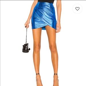 Superdown charmaine wrap mini skirt